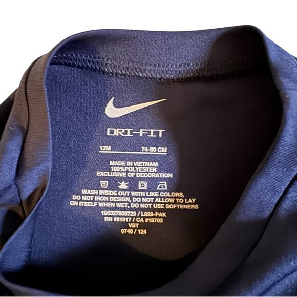 Nike Baby Girl Matching Shorts & Crew Neck Logo Tee Set  Sz 12 M NWT - Picture 3 of 8